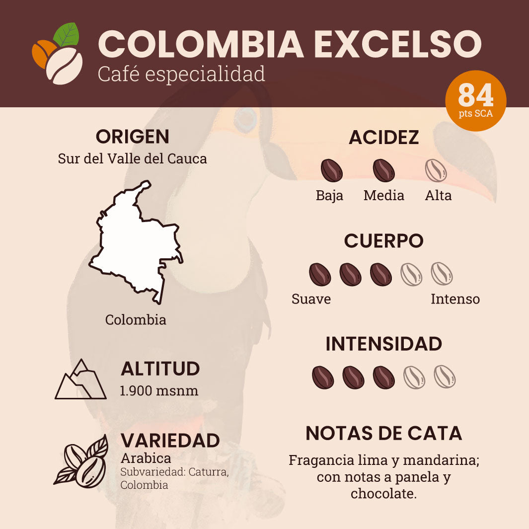 Pack Colombia Excelso - 500 g - 3 unidades