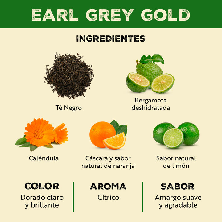 Té Negro - Earl Grey Gold - 150 g