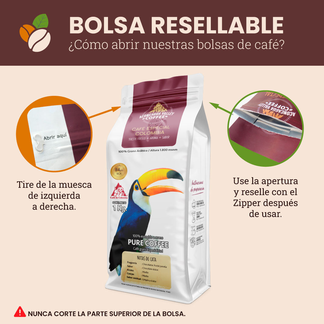 Pack Colombia Excelso - 500 g - 3 unidades