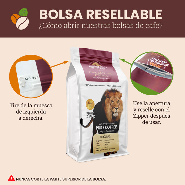 Pack - El Salvador + Etiopia + 2x Colombia - 500 g c/u