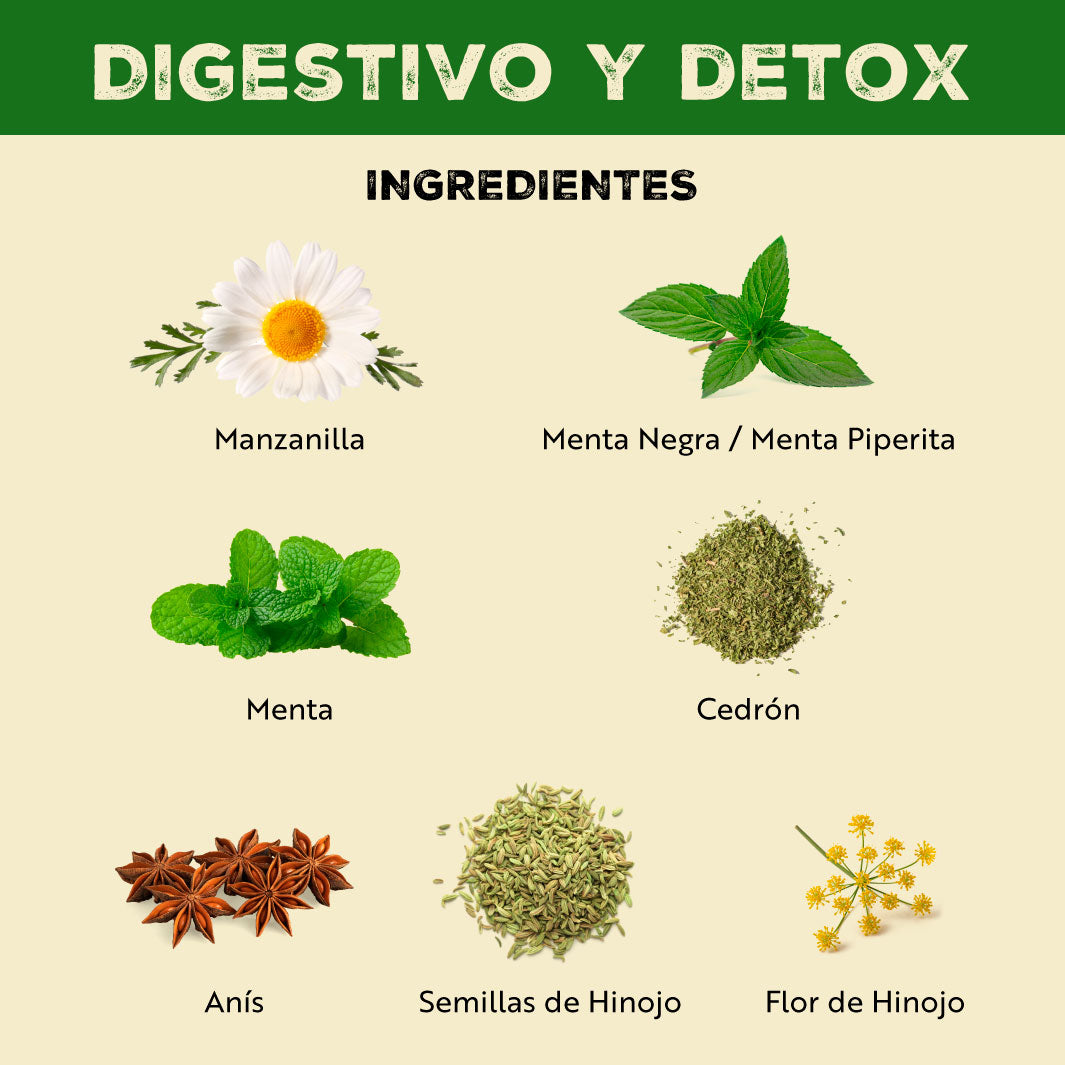 Digestive & Detox Box Tea - 10 Bolsitas