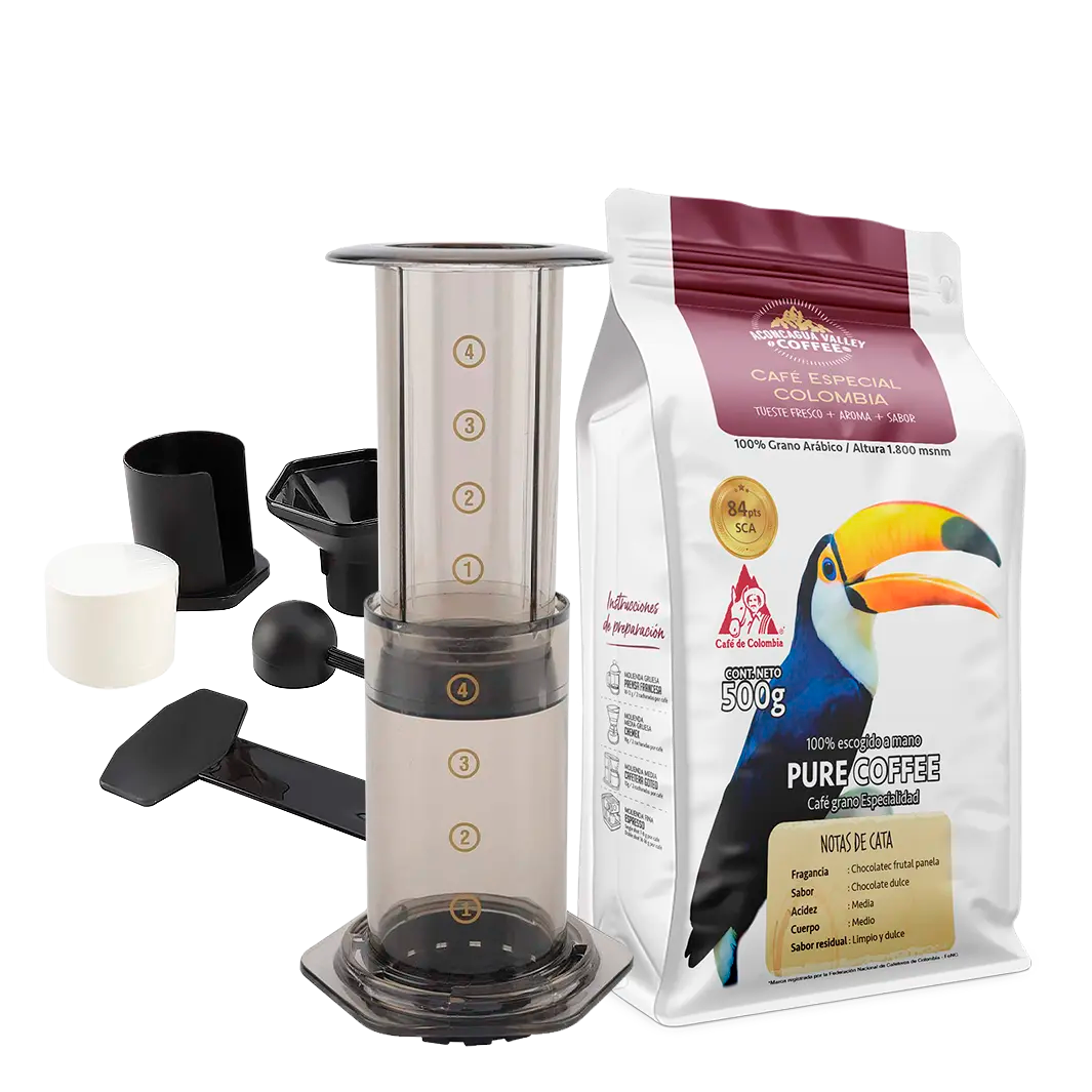 Box Aerobie + Colombia Excelso 500g