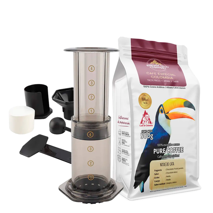 Box Aerobie + Colombia Excelso 500g