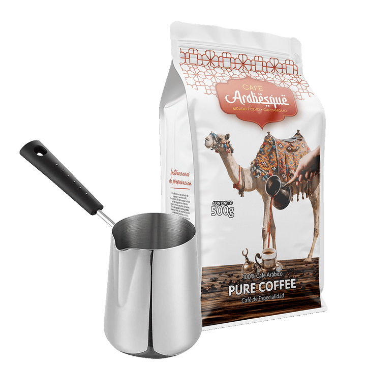 Box Arabesque: Café Turco 500g + Ibrik