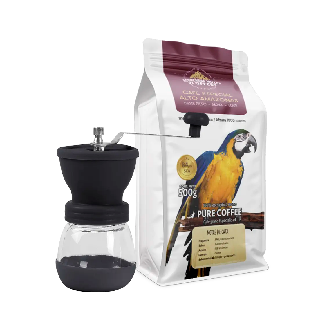 Box Molinillo + Café Especialidad 500g