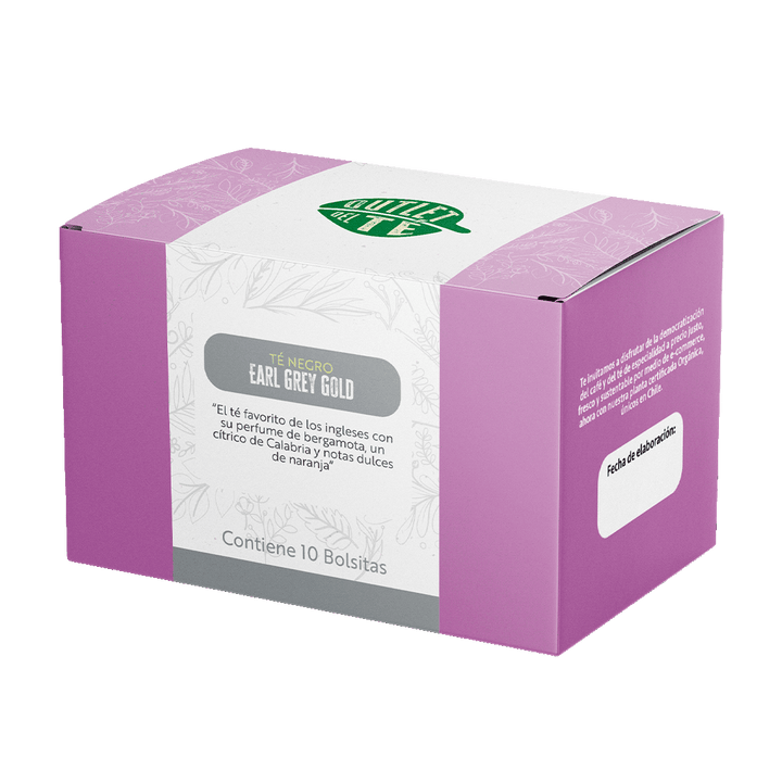 Earl Grey Gold Box Tea - 10 Bolsitas