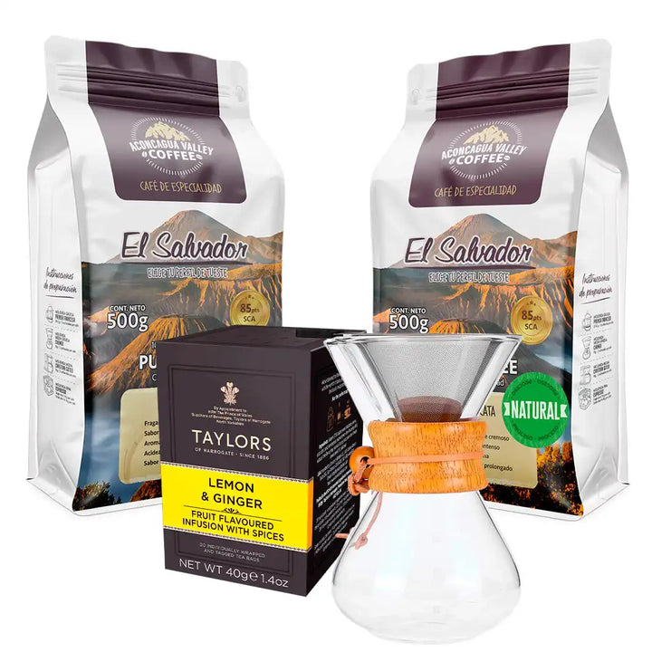 Box Experiencia Chemex - 500 g - El Salvador