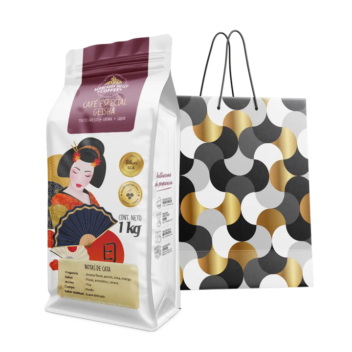 Regalo para Él - 1 kg Café Geisha + empaque regalo